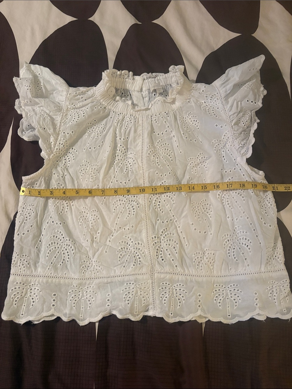 Jennifer + Grace Cotton Pam Tree Shirt Size M